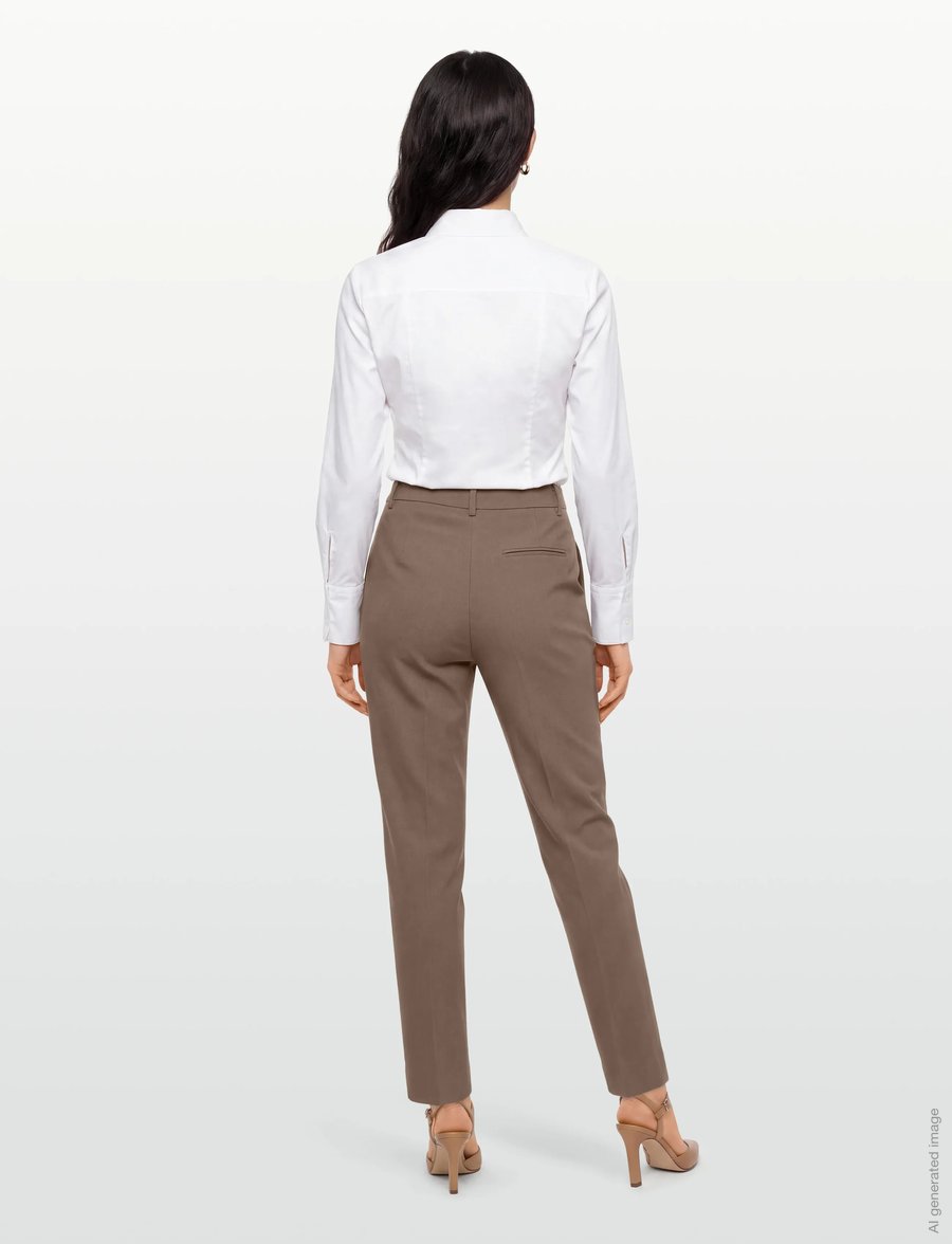Bruuns Bazaar - CindySusBBDagny pants - pidulikud püksid - morel - 4
