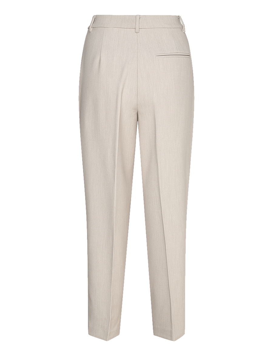 Bruuns Bazaar - CindySusBBDagny pants - dressbukser - silver cloud melange - 1