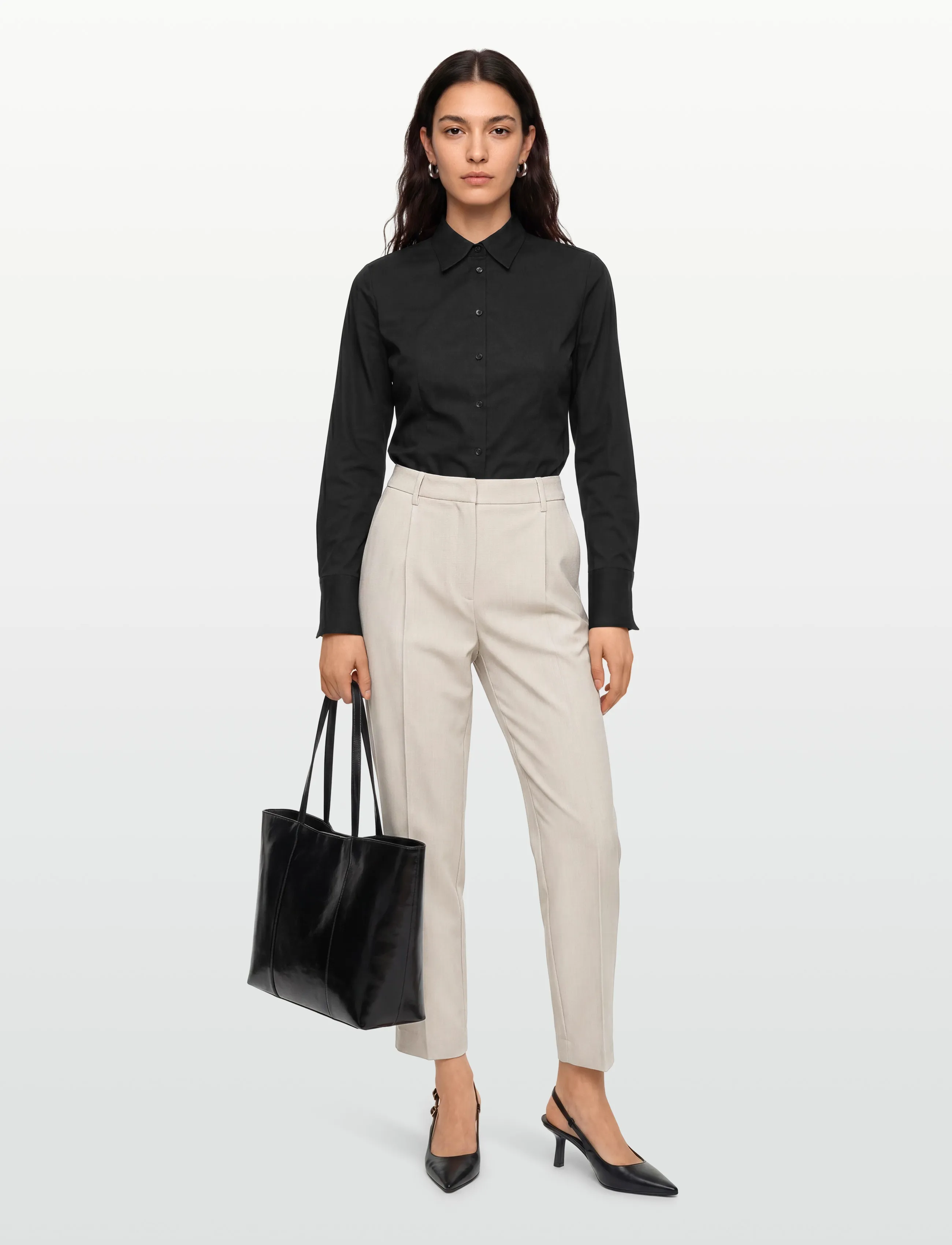 Bruuns Bazaar Cindysusbbdagny Pants, 42, Trousers, Creme - Suitpants, Frauen