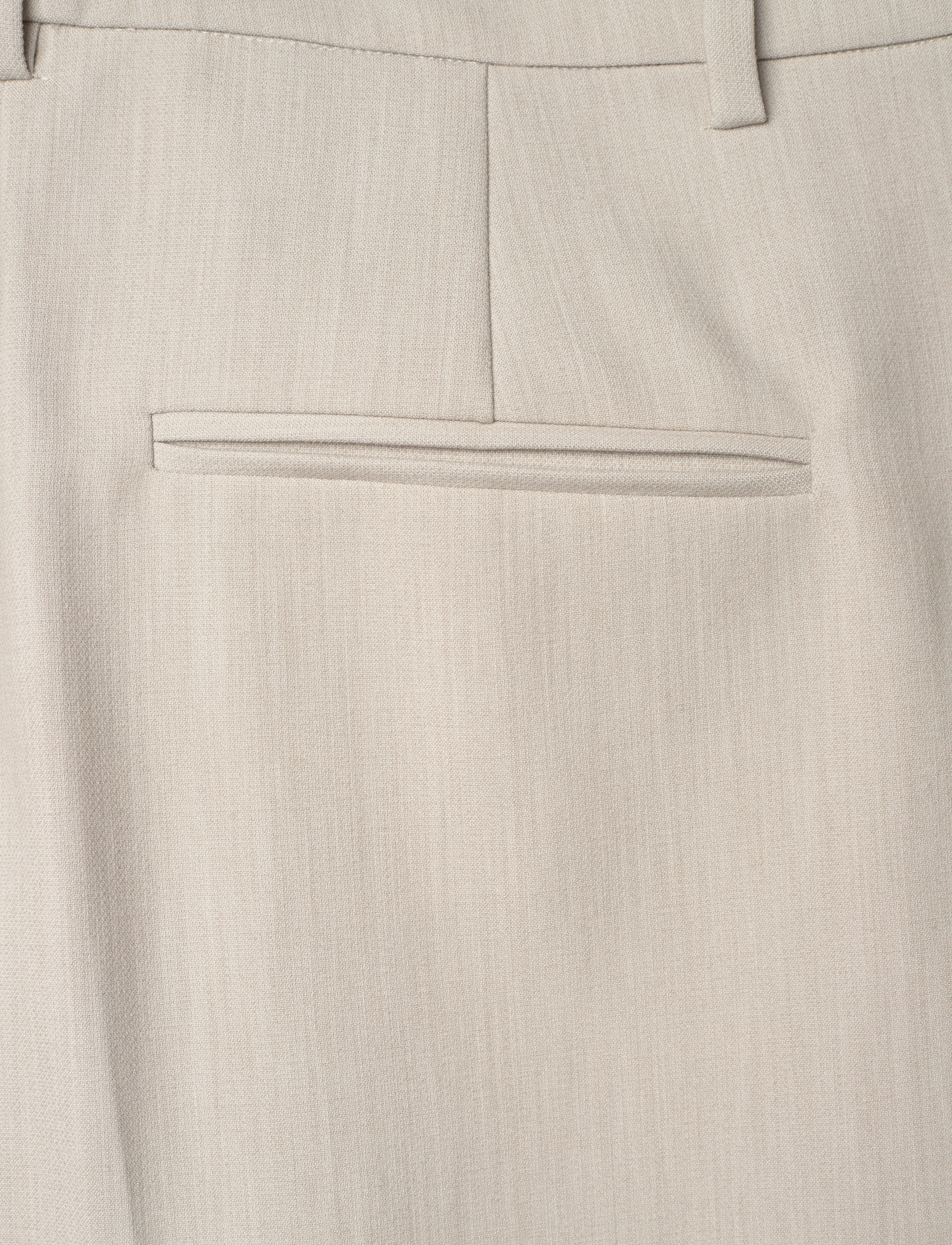 Bruuns Bazaar - CindySusBBDagny pants - dressbukser - silver cloud melange - 4