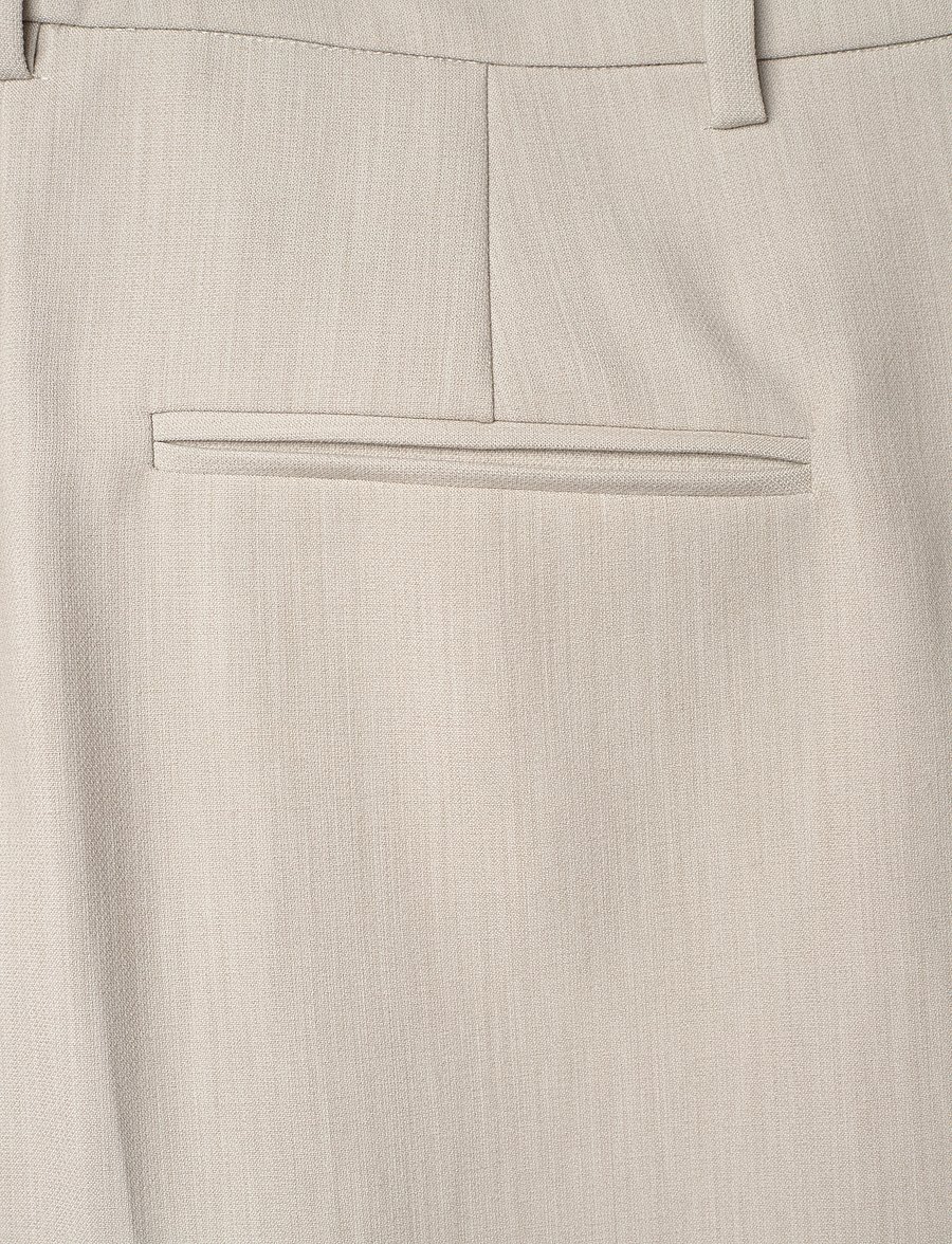 Bruuns Bazaar - CindySusBBDagny pants - dressbukser - silver cloud melange - 4