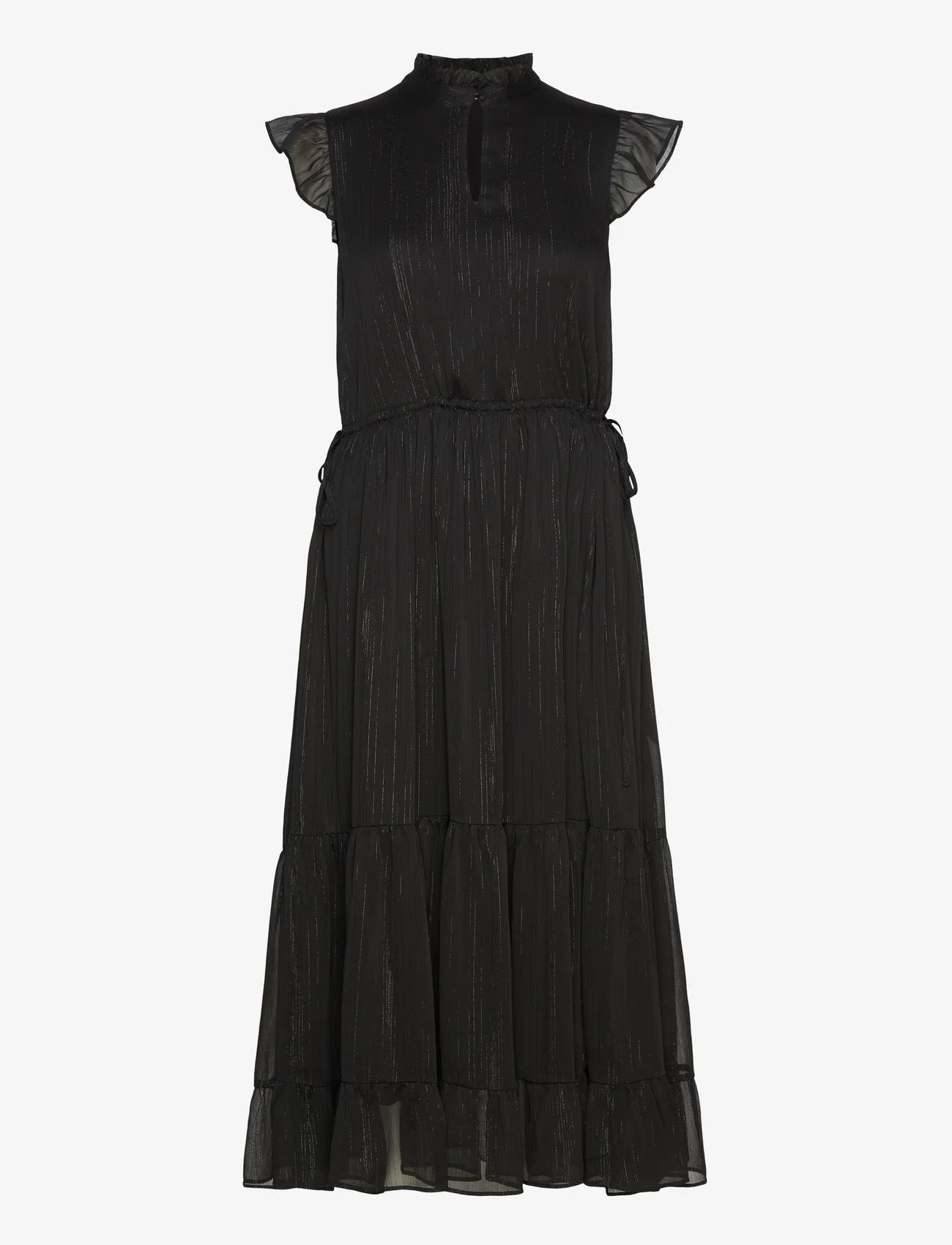 Bruuns Bazaar - Senna Ofia dress - midiklänningar - black - 0