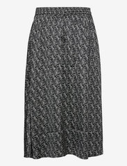 Bruuns Bazaar - AcaciaBBAmattas skirt - midi kjolar - dark floral print - 1
