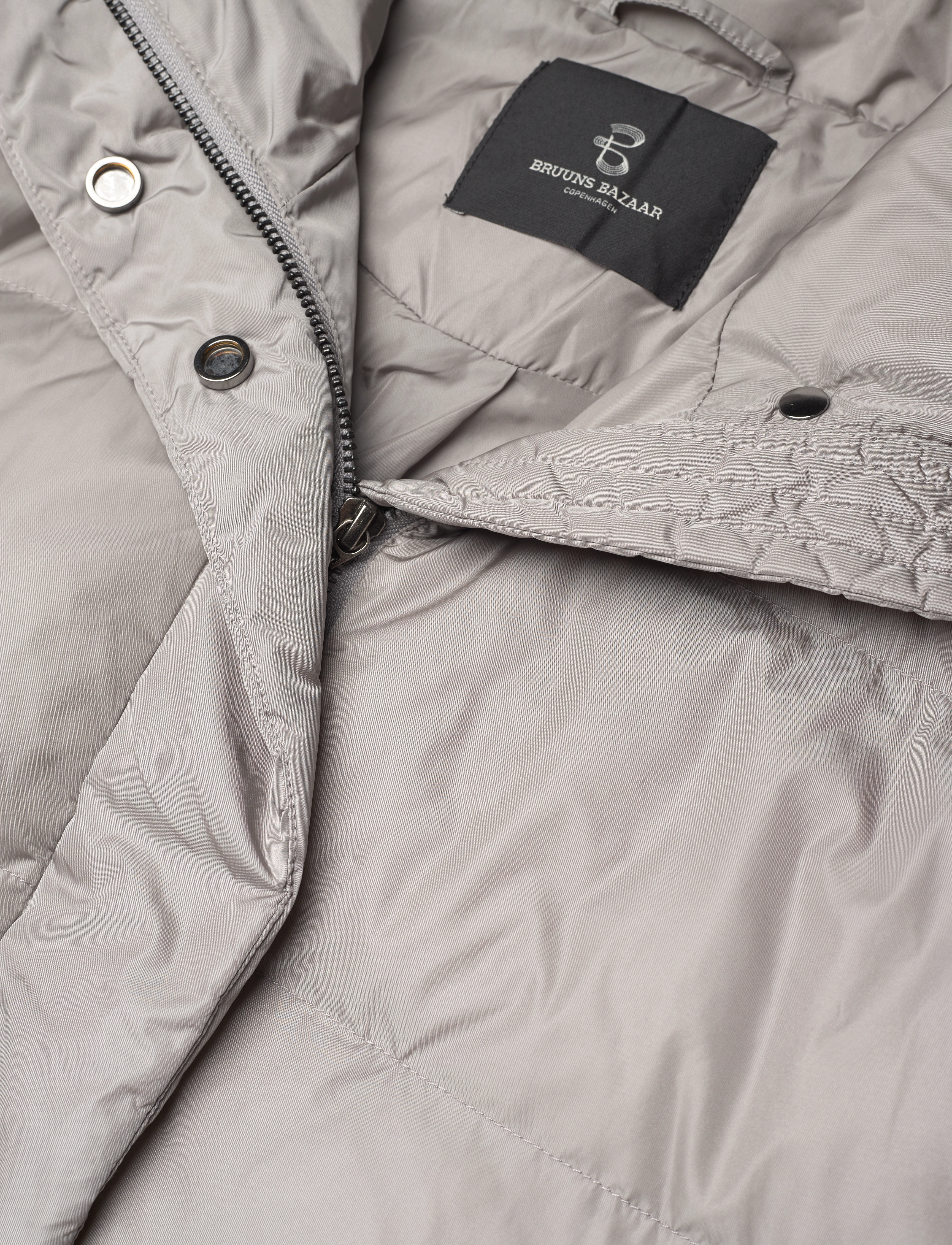 Bruuns Bazaar - DownBBLucky coat - gefütterte & daunenjacken - grey - 3
