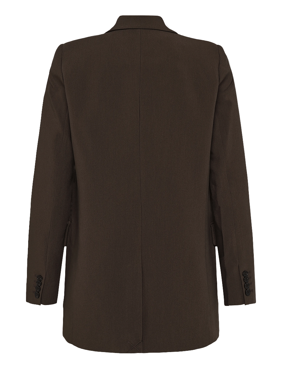 Bruuns Bazaar - CindySusBBFrida blazer - enkeltradede blazere - chestnut - 1