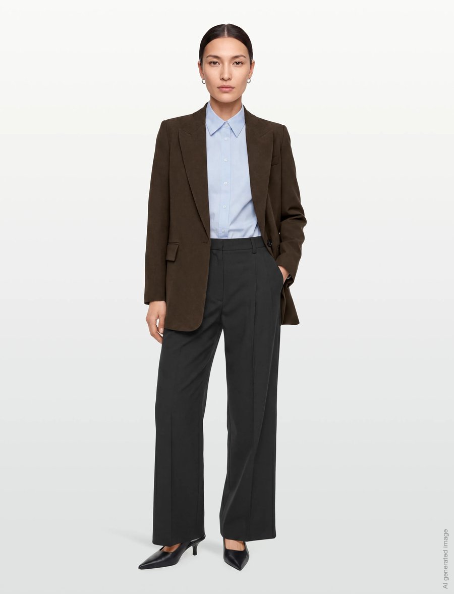 Bruuns Bazaar - CindySusBBFrida blazer - single breasted blazers - chestnut - 0