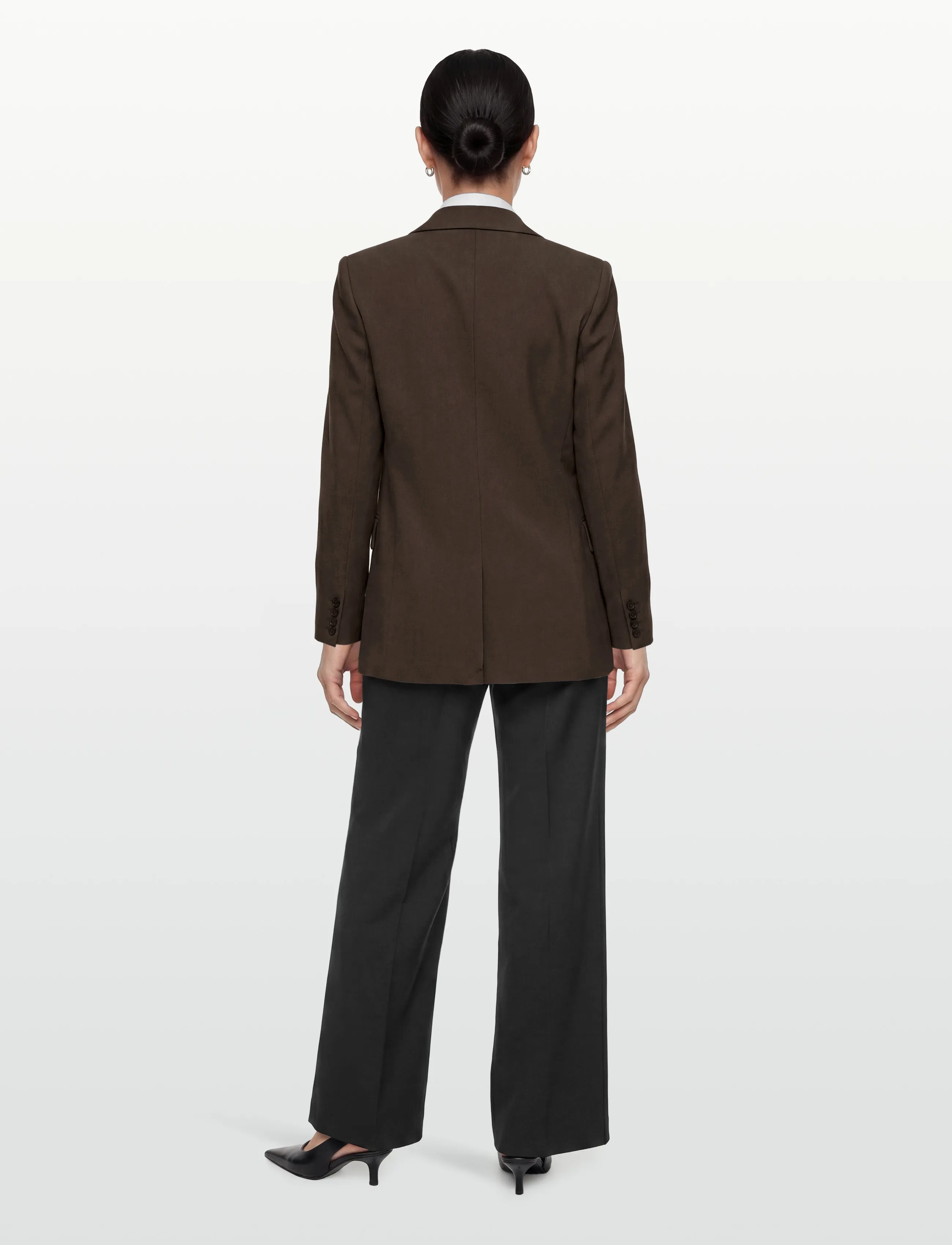 Bruuns Bazaar - CindySusBBFrida blazer - single breasted blazers - chestnut - 4