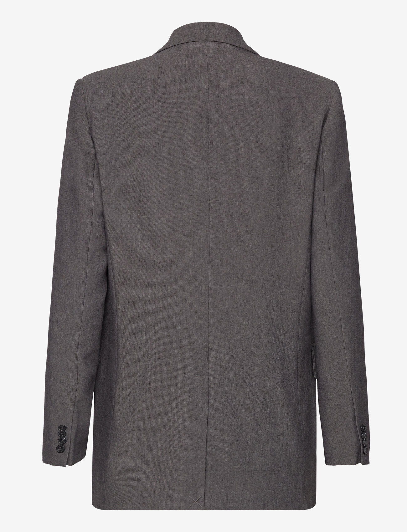 Bruuns Bazaar - CindySusBBFrida blazer - enkeltradede blazere - dark grey mel - 1