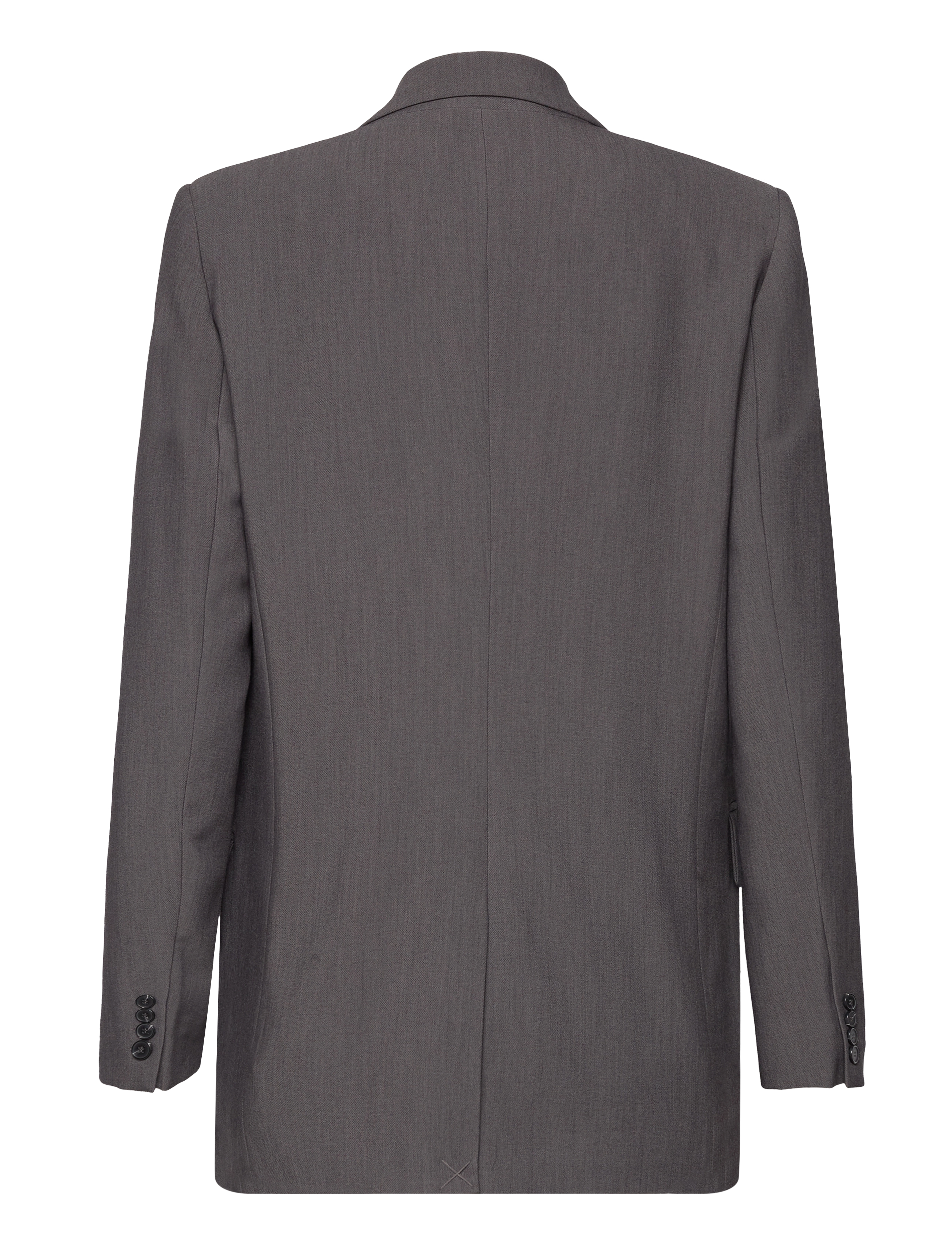 Bruuns Bazaar - CindySusBBFrida blazer - Ühes joones nööpidega bleiserid - dark grey mel - 1