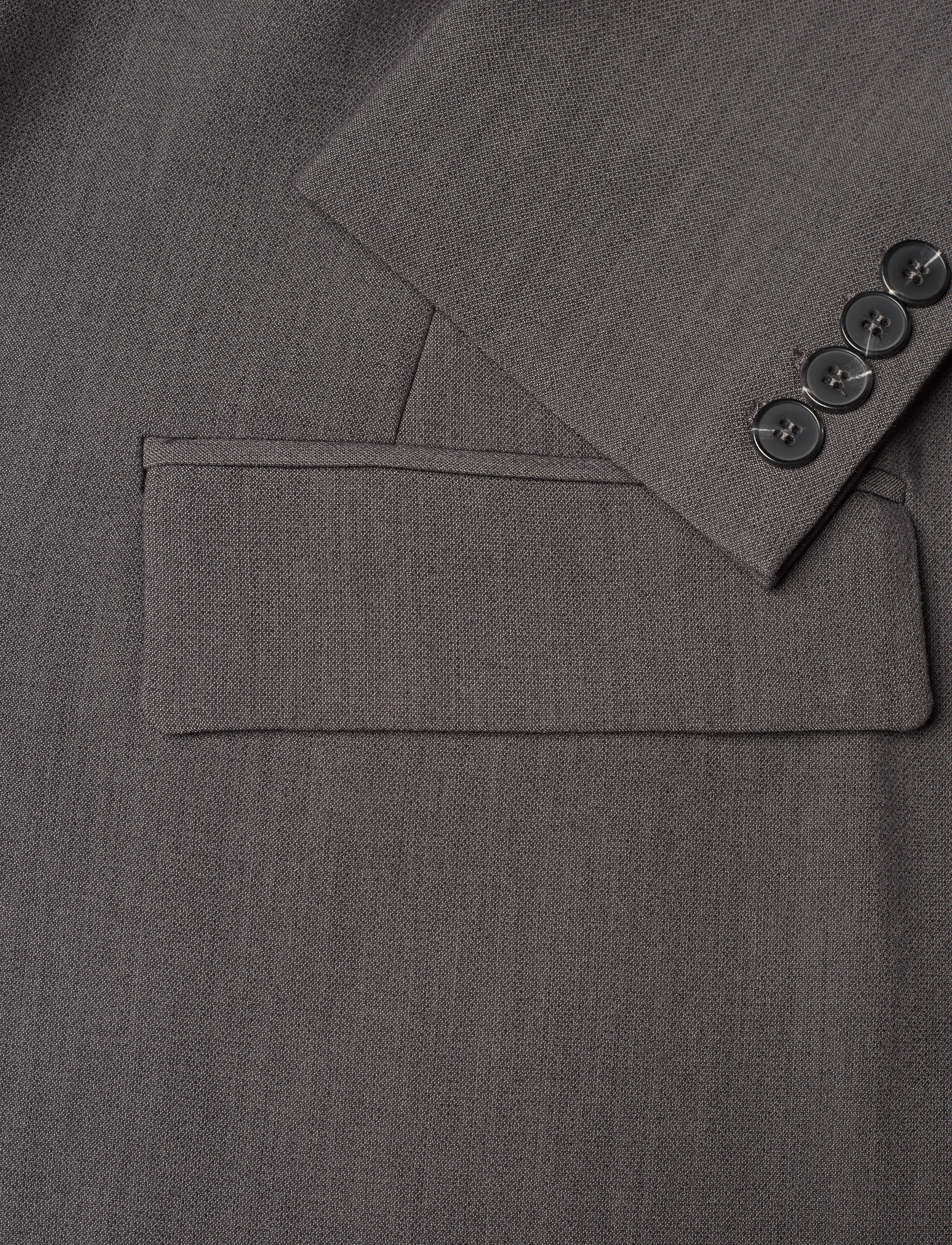 Bruuns Bazaar - CindySusBBFrida blazer - Ühes joones nööpidega bleiserid - dark grey mel - 3