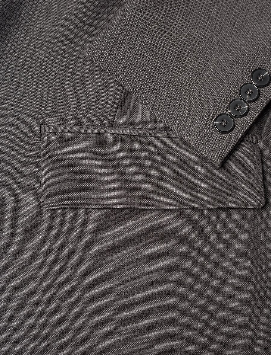Bruuns Bazaar - CindySusBBFrida blazer - Ühes joones nööpidega bleiserid - dark grey mel - 3
