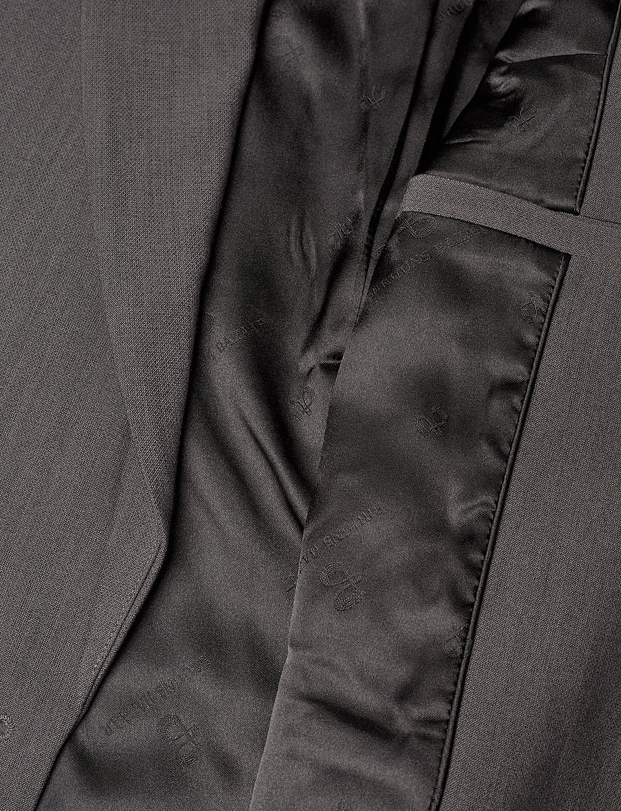 Bruuns Bazaar - CindySusBBFrida blazer - Ühes joones nööpidega bleiserid - dark grey mel - 4