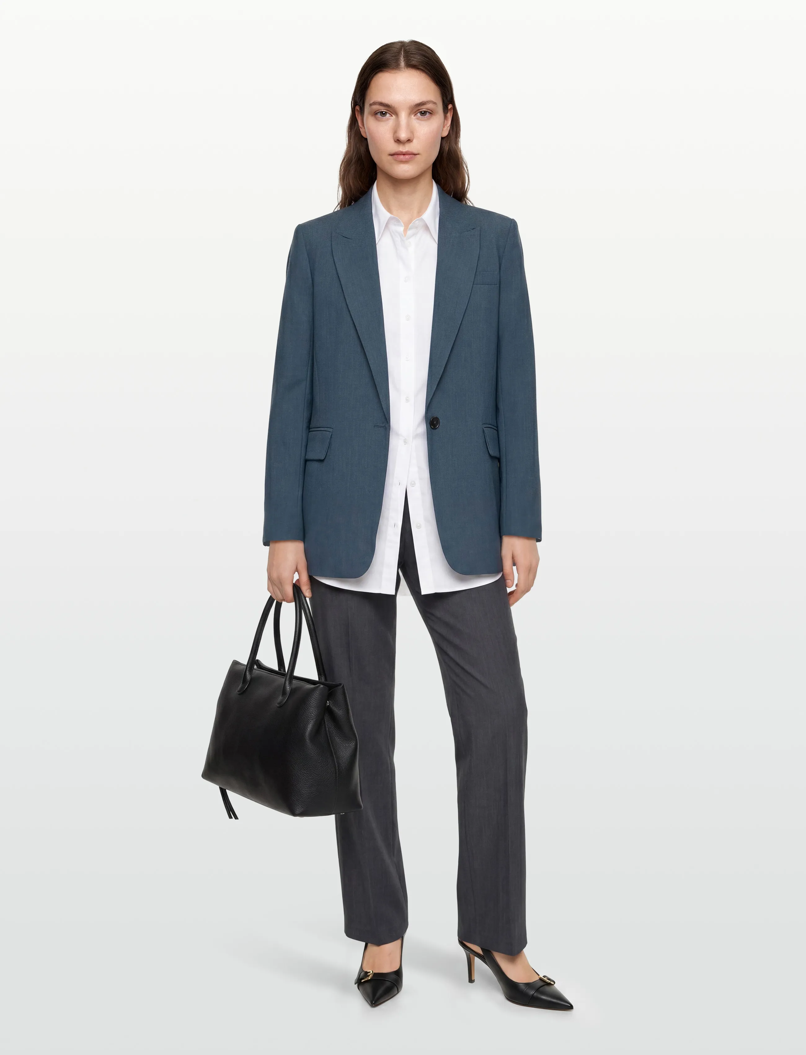 Bruuns Bazaar - CindySusBBFrida blazer - indian teal - 0