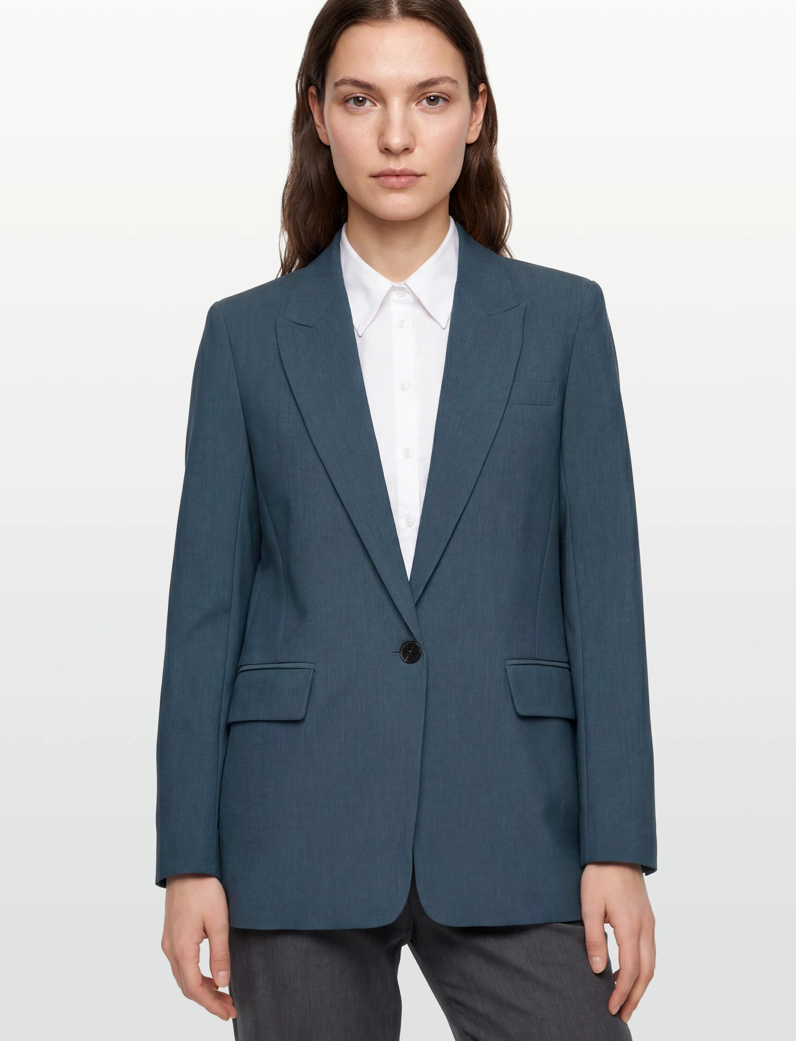 Bruuns Bazaar - CindySusBBFrida blazer - indian teal - 3