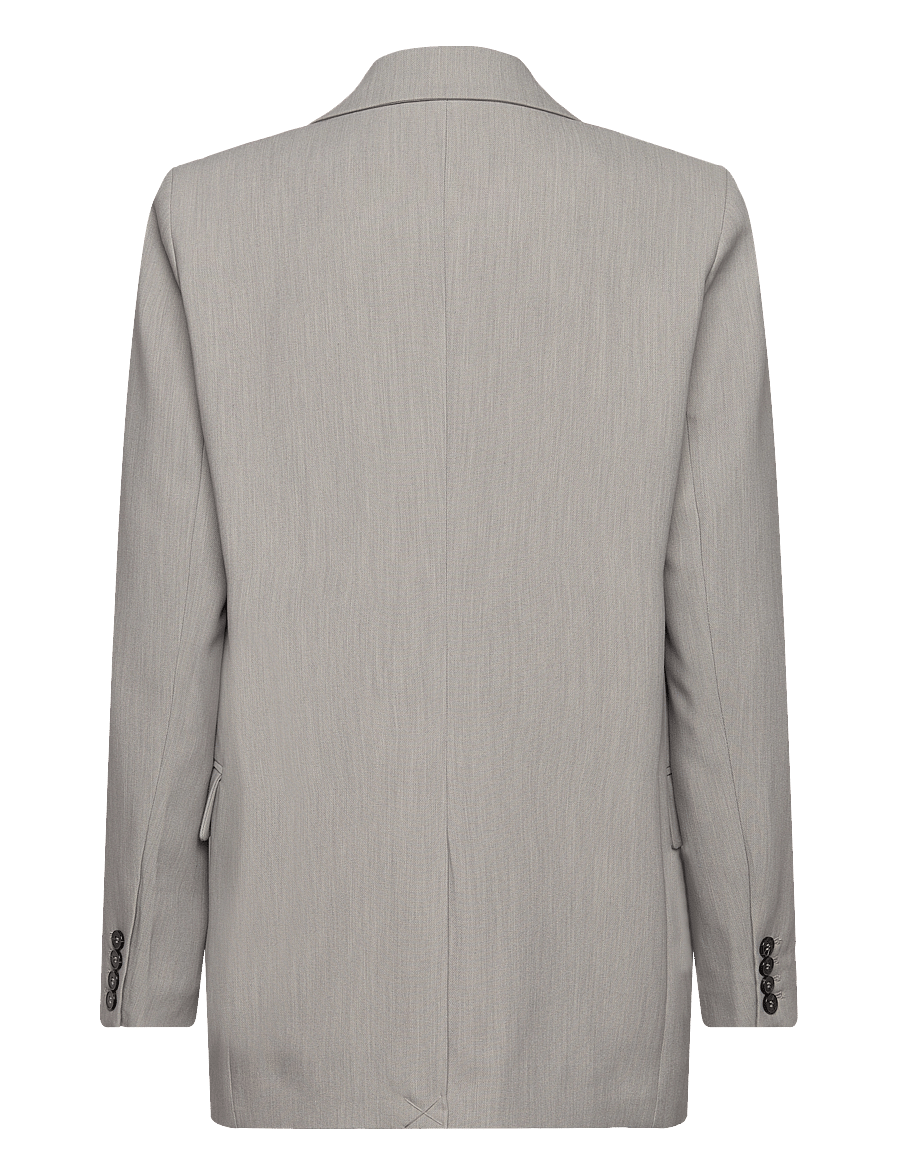 Bruuns Bazaar - CindySusBBFrida blazer - single breasted blazers - light grey melange - 1
