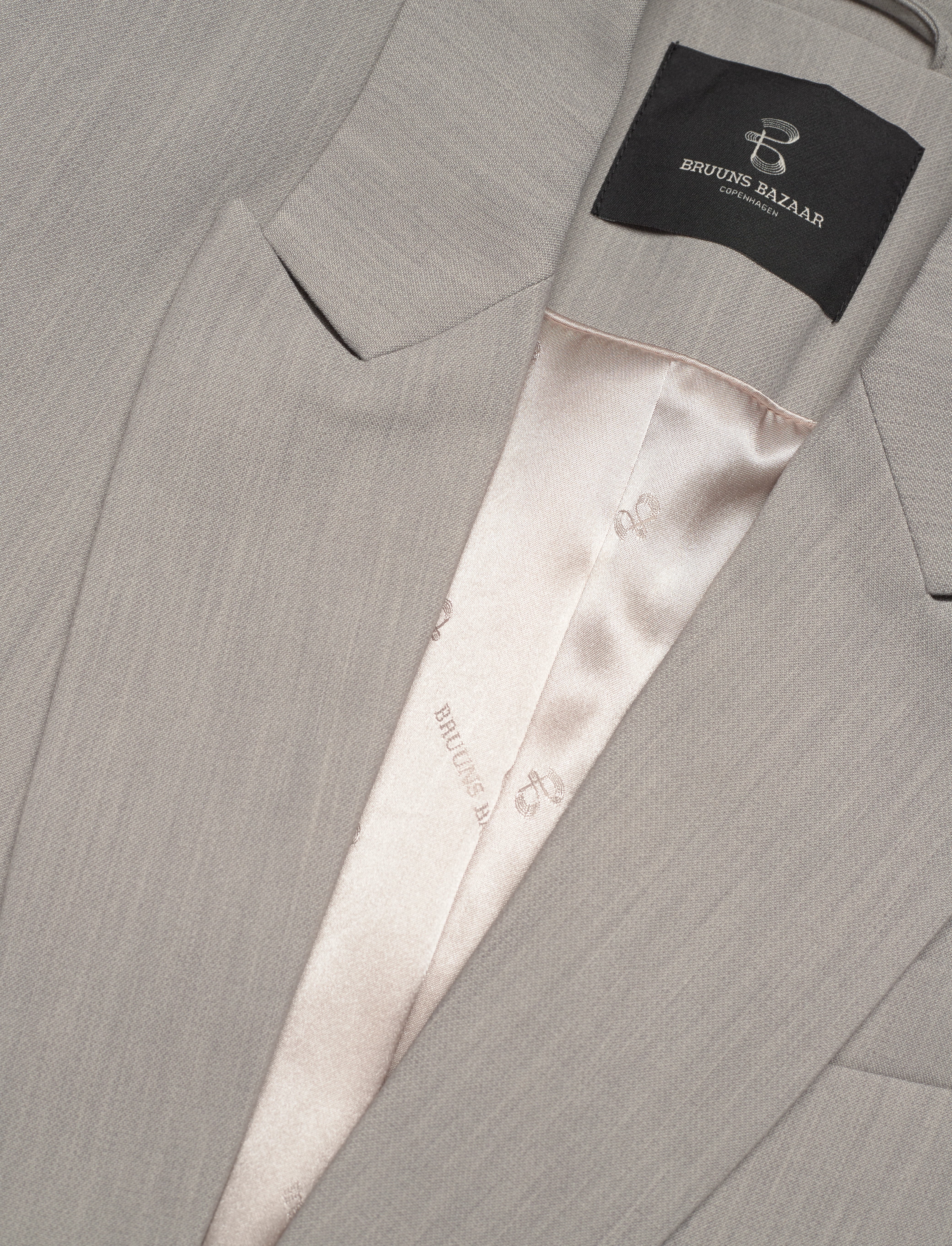 Bruuns Bazaar - CindySusBBFrida blazer - single breasted blazers - light grey melange - 2