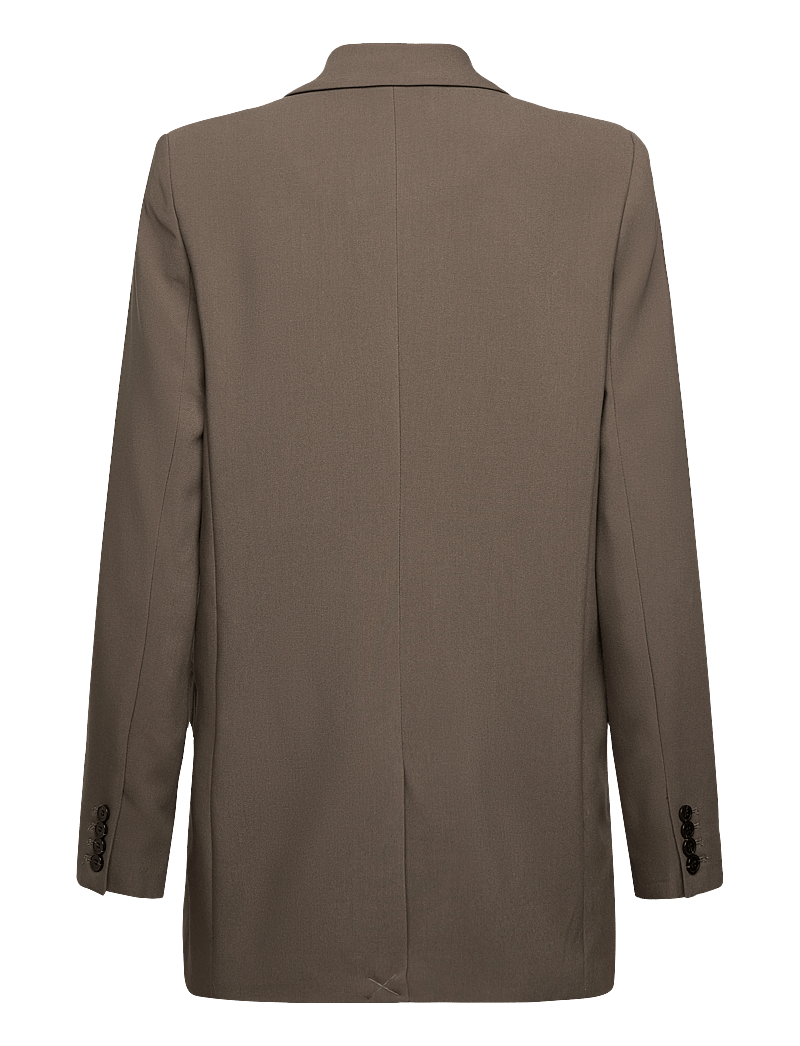 Bruuns Bazaar - CindySusBBFrida blazer - enkeltradede blazere - morel - 1