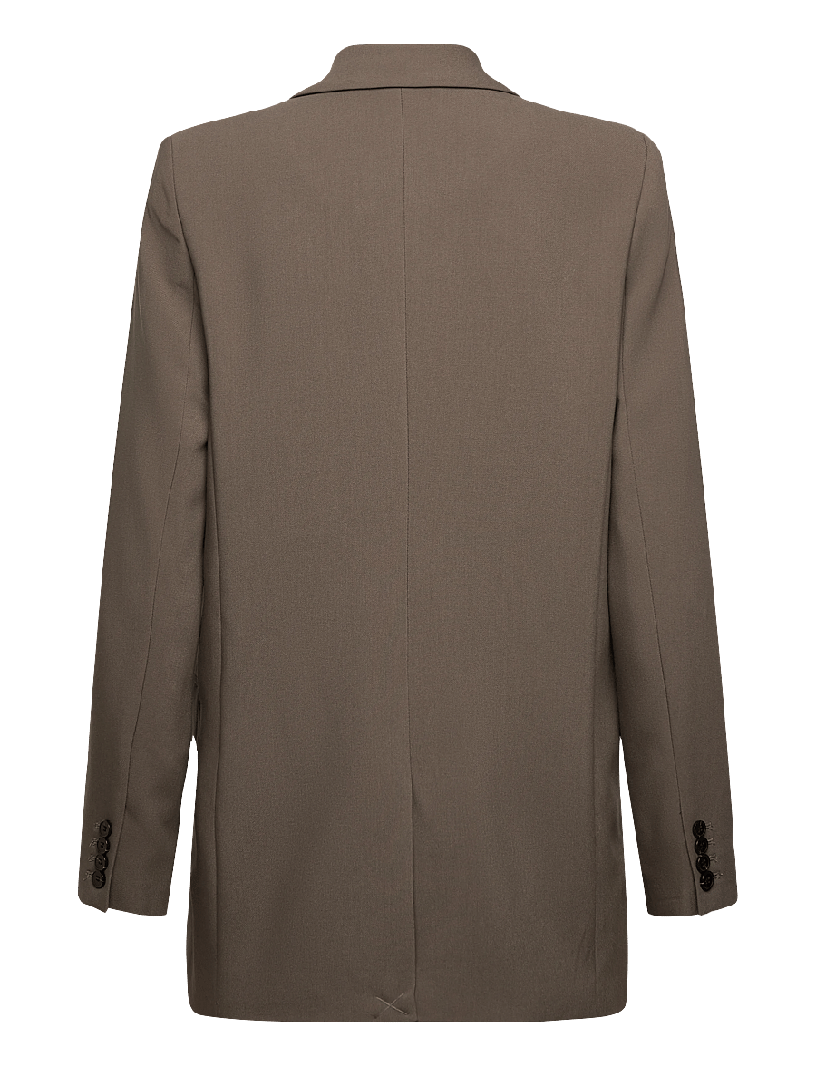 Bruuns Bazaar - CindySusBBFrida blazer - enkeltradede blazere - morel - 1
