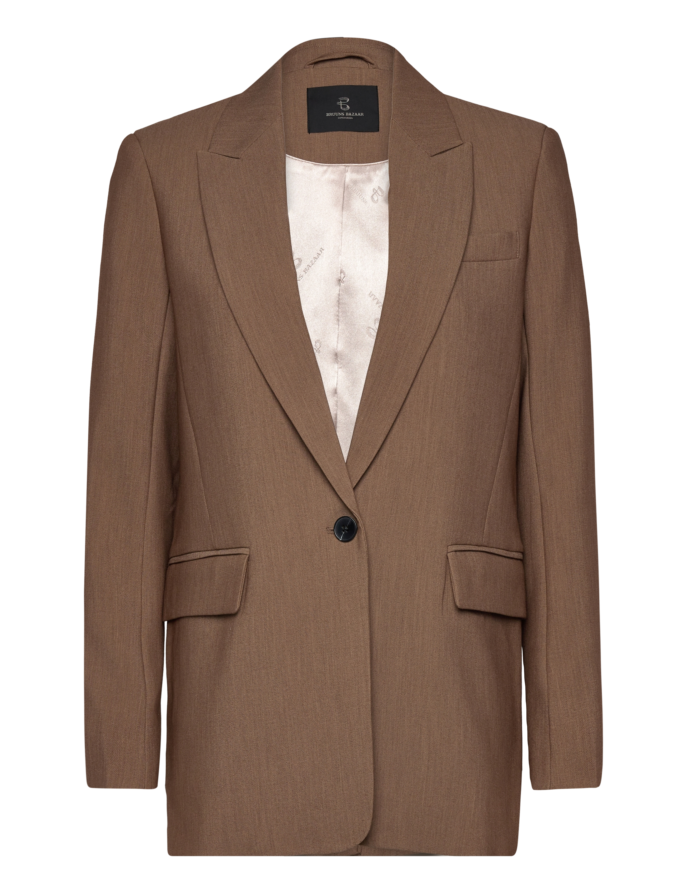 Bruuns Bazaar - CindySusBBFrida blazer - shitake melange - 1