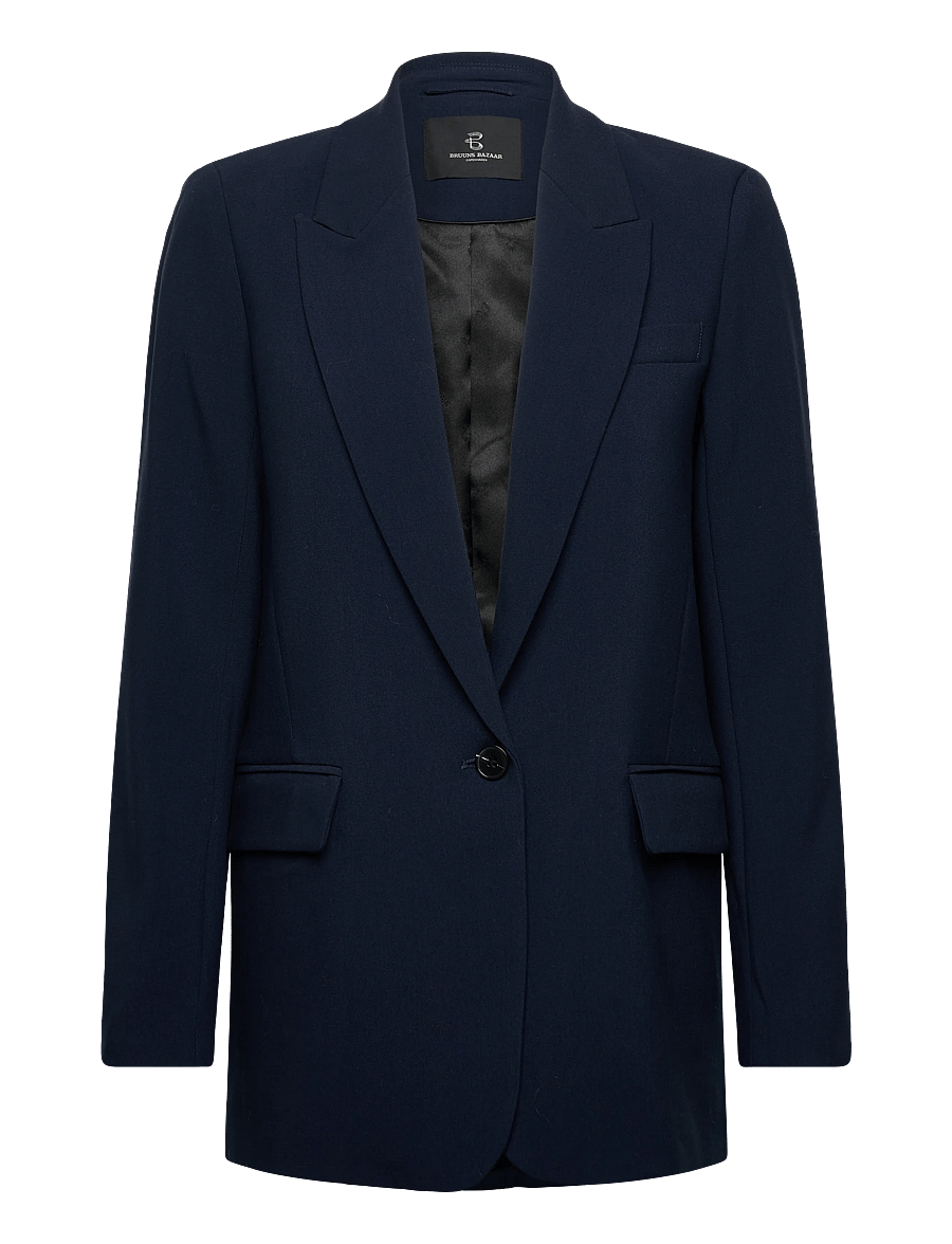 Bruuns Bazaar - CindySusBBFrida blazer - marynarki z pojedynczym zapięciem - sky captain - 0