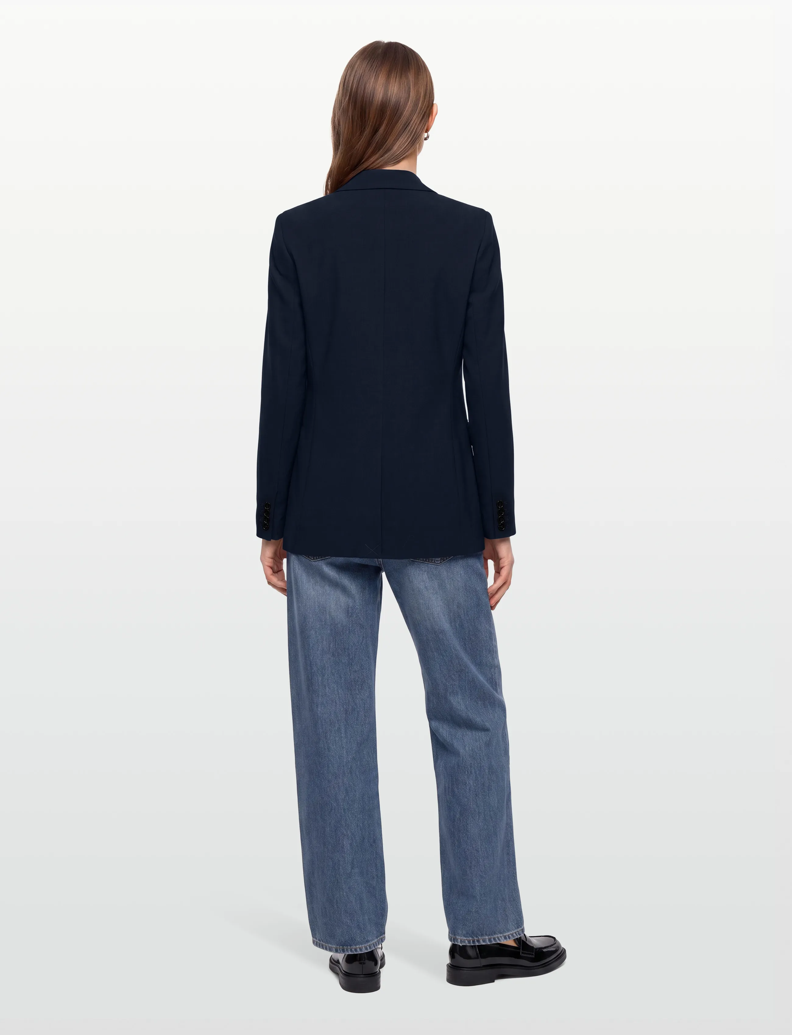 Bruuns Bazaar - CindySusBBFrida blazer - vienaeiliai švarkai - sky captain - 4