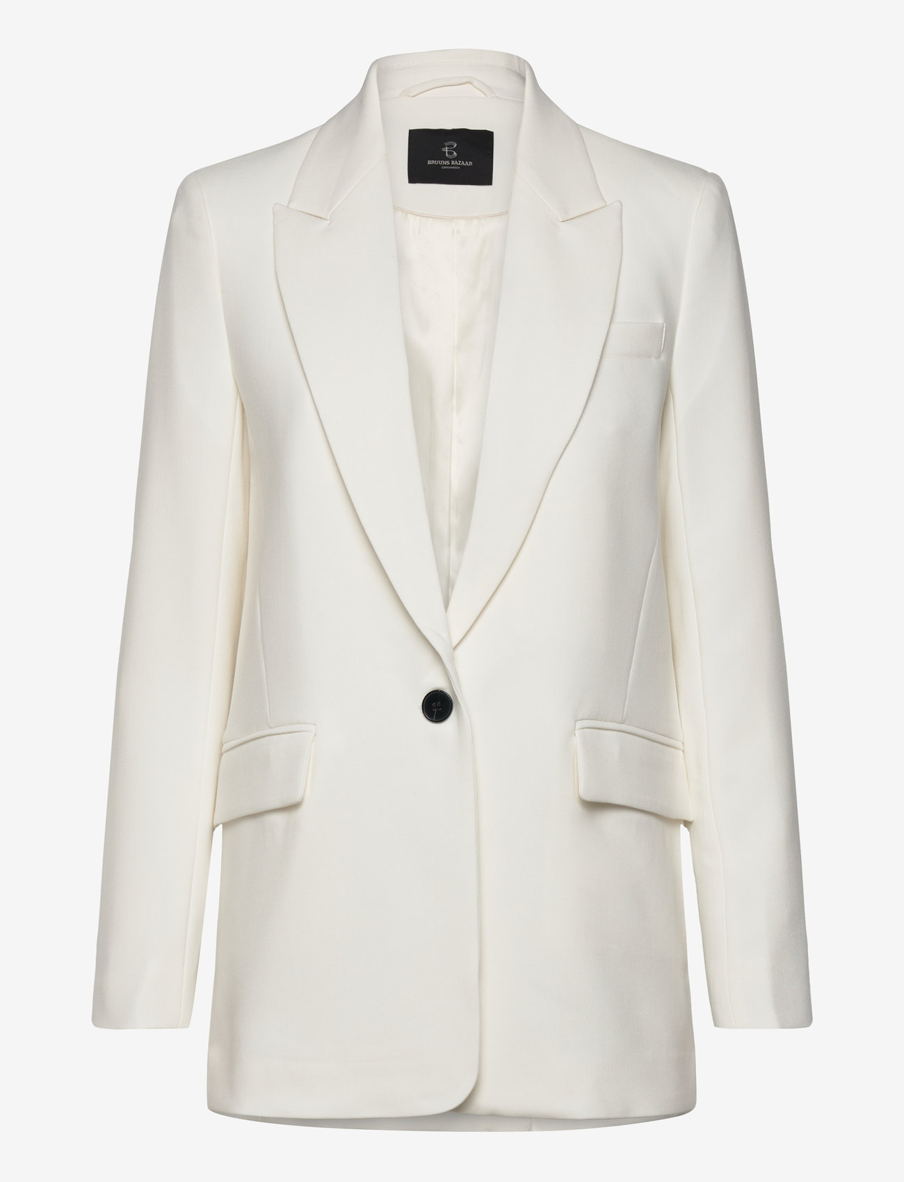 Bruuns Bazaar - CindySusBBFrida blazer - single breasted blazers - snow white - 0