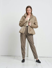 Bruuns Bazaar - Down Lullu jacket - Žieminės striukės - roasted grey - 4