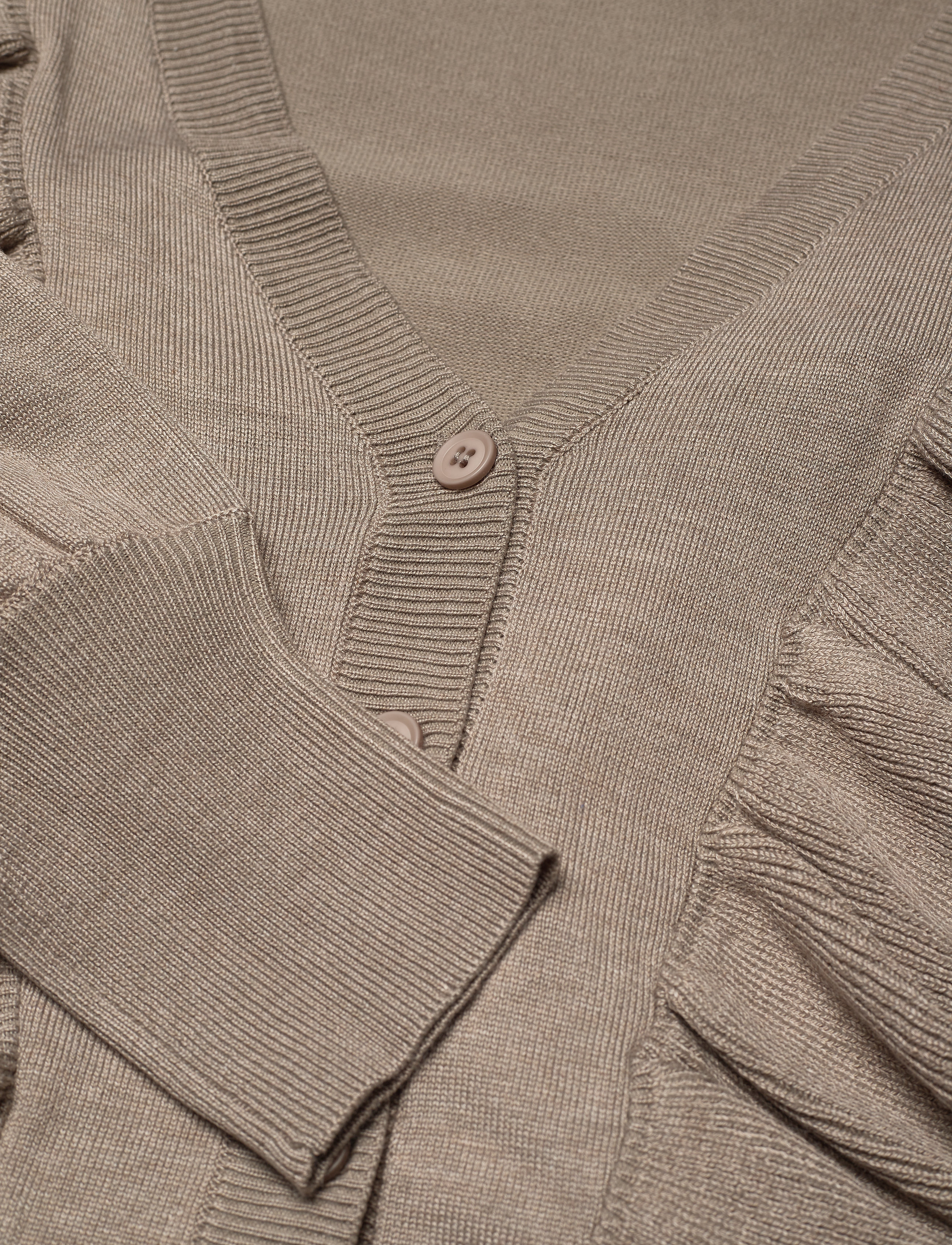 Bruuns Bazaar - Anemone Mirella cardigan - beige melange - 2
