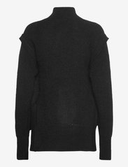 Bruuns Bazaar - Parisa Carmel knit - džemperi ar augstu apkakli - black - 1