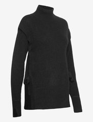 Bruuns Bazaar - Parisa Carmel knit - džemperi ar augstu apkakli - black - 3