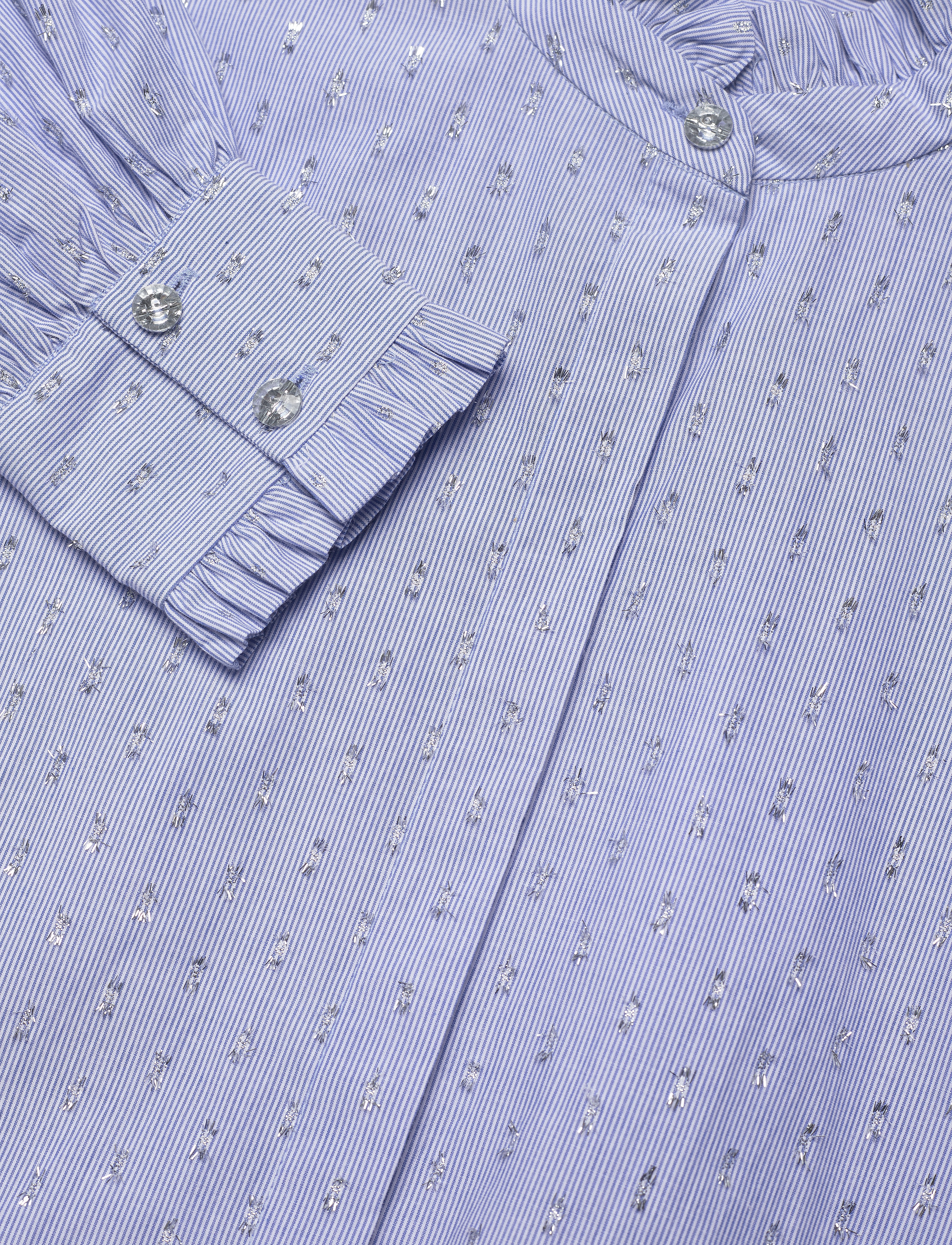 Bruuns Bazaar - Clover Dover shirt - blue stripe - 2