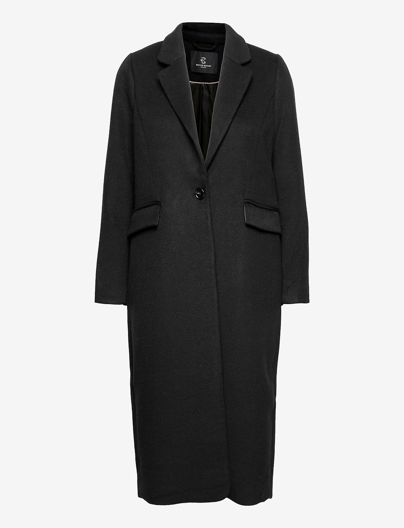 Bruuns Bazaar - KatarinaBBBAlanna coat - pitkät talvitakit - black - 0
