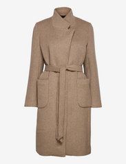 Bruuns Bazaar - KatarinaBBBPerle coat - winter coats - roasted grey khaki - 0
