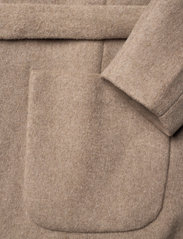 Bruuns Bazaar - KatarinaBBBPerle coat - vinterfrakker - roasted grey khaki - 3