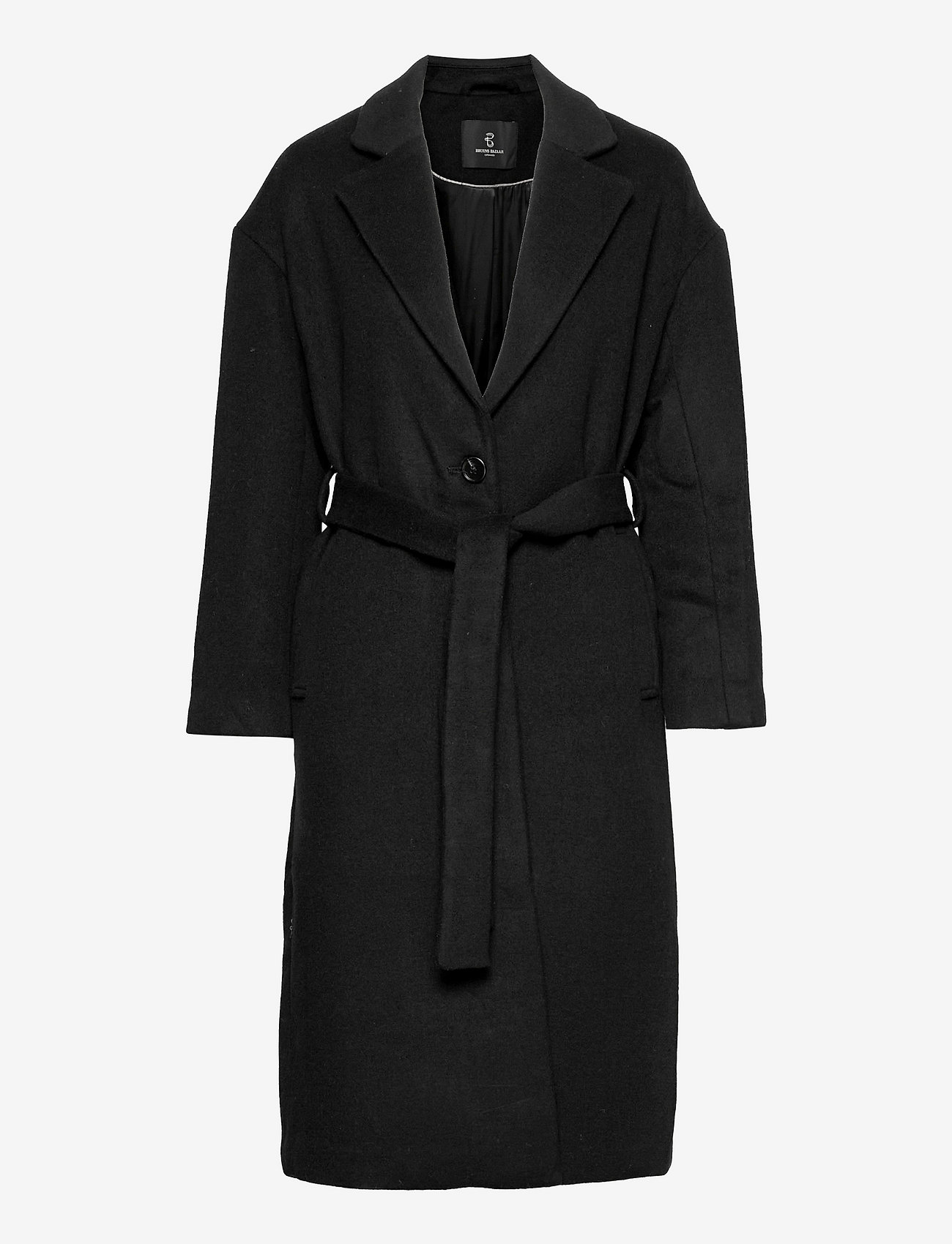 Bruuns Bazaar - KatarinaBBBJezze coat - pitkät talvitakit - black - 0