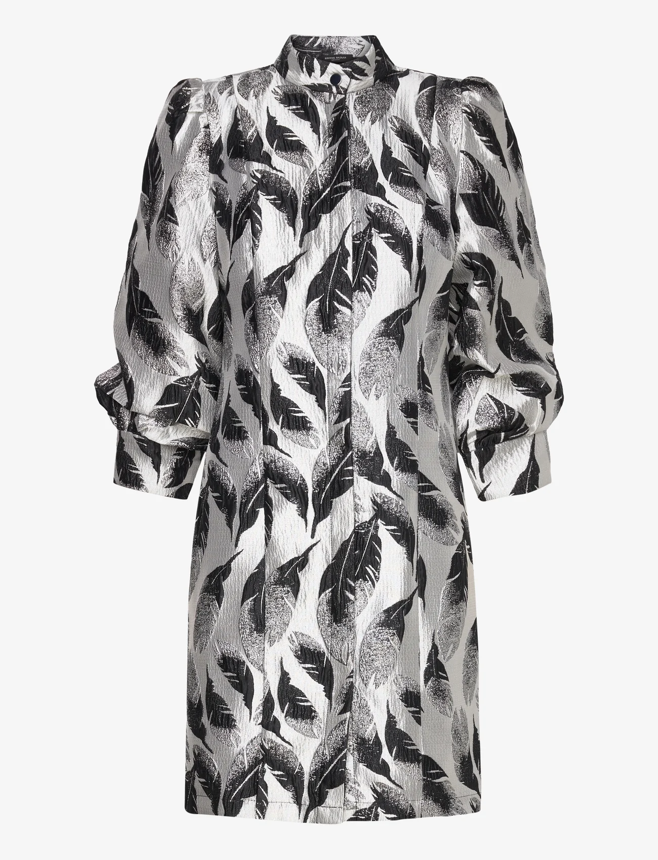 Bruuns Bazaar - LeafBBBrooklyn dress - festtøj til outletpriser - black/silver - 0