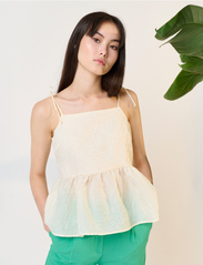 Bruuns Bazaar - Magnolia Lara top - blouses zonder mouwen - snow white - 3