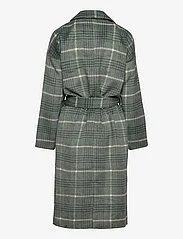 Bruuns Bazaar - Noisette Jezze coat - winterjassen - green check - 1