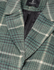 Bruuns Bazaar - Noisette Jezze coat - winterjassen - green check - 3