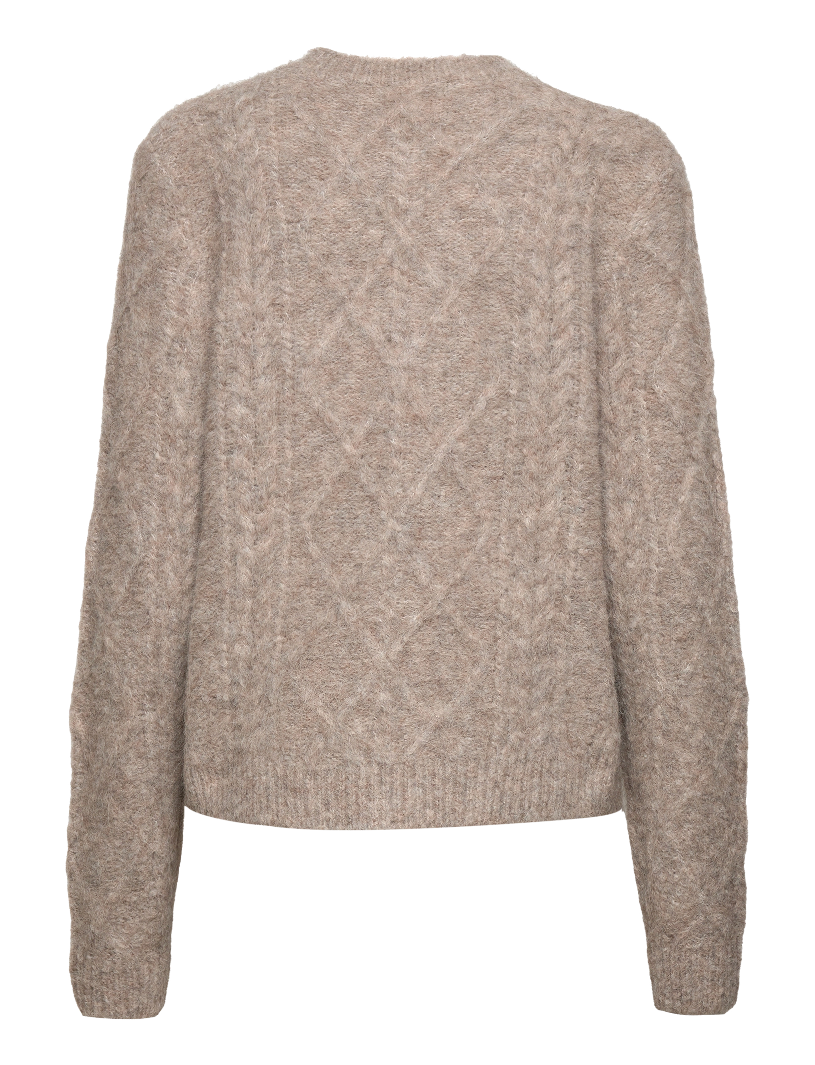 Bruuns Bazaar - Syringa Diana knit cardigan - roasted grey melange - 2