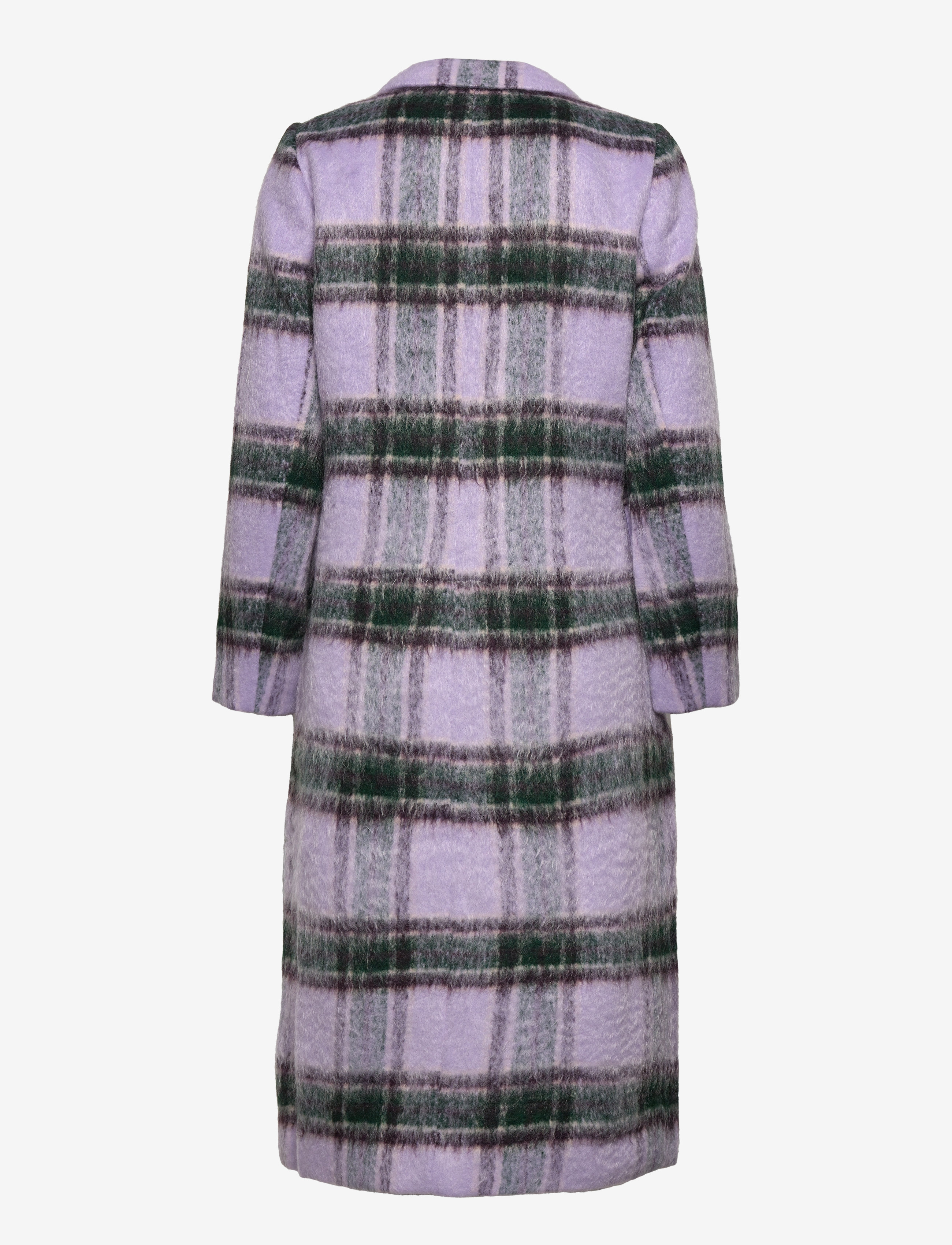Bruuns Bazaar - Gallica Alanna coat - purple check - 3