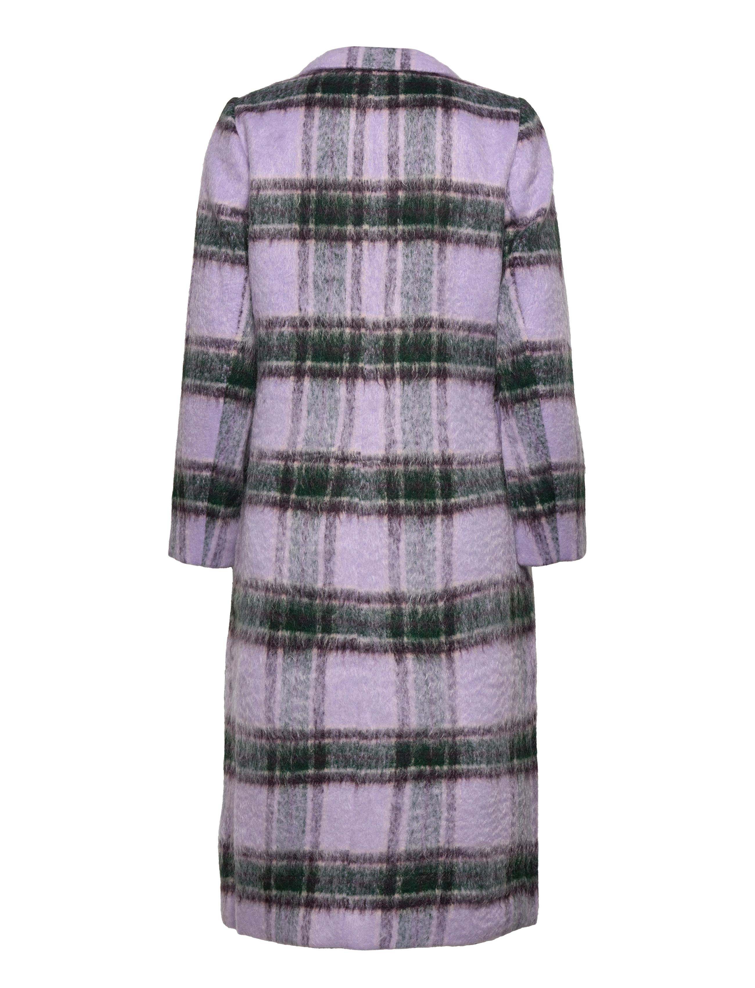 Bruuns Bazaar - Gallica Alanna coat - purple check - 2