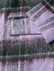 Bruuns Bazaar - Gallica Alanna coat - winter coats - purple check - 4