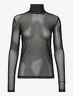 PhloxBBAstri blouse - BLACK  PRINT