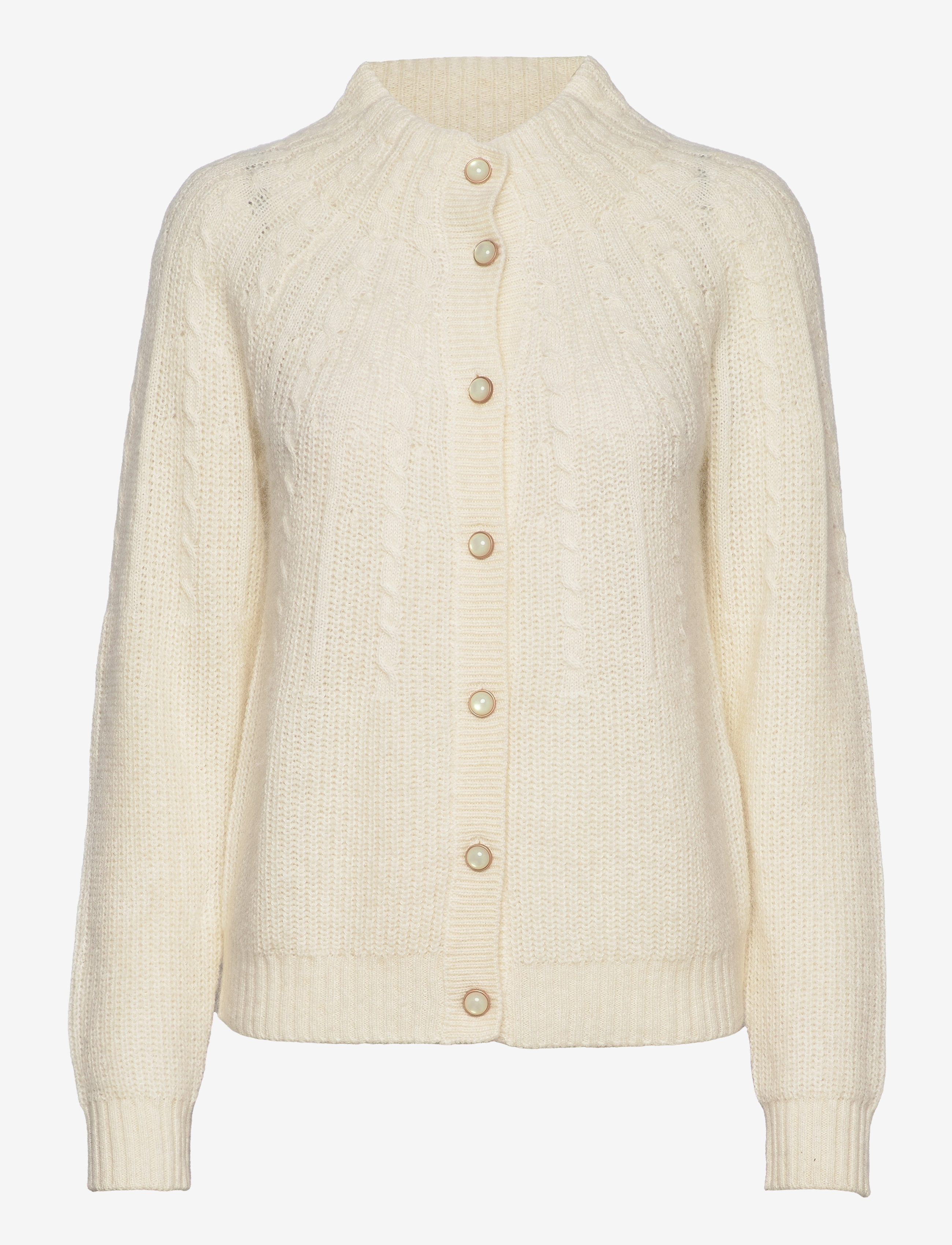 Bruuns Bazaar - Parisa Emilja knit cardigan - snow white - 1
