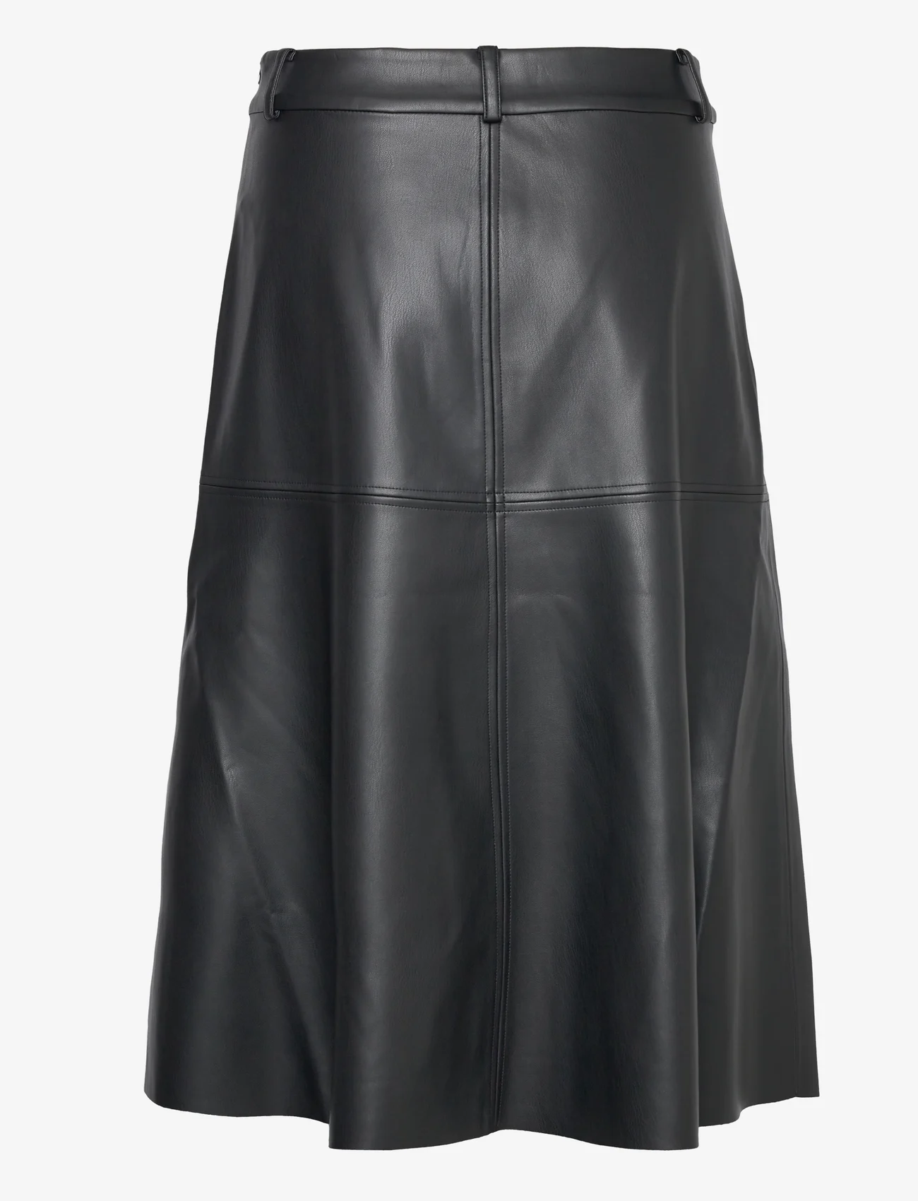 Bruuns Bazaar - VeganiBBImma skirt - nederdele i læder - black - 1
