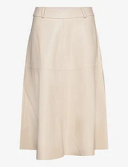 Bruuns Bazaar - VeganiBBImma skirt - nederdele i læder - chateau grey - 0