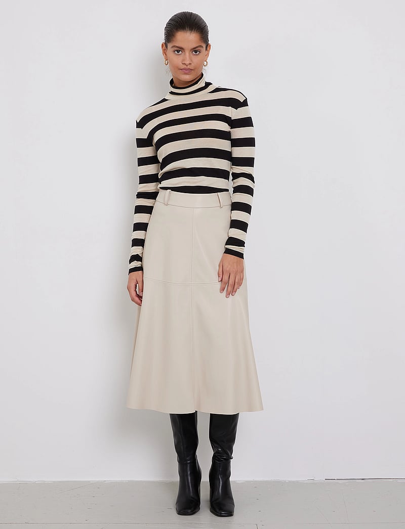 Bruuns Bazaar - VeganiBBImma skirt - midi kjolar - chateau grey - 0