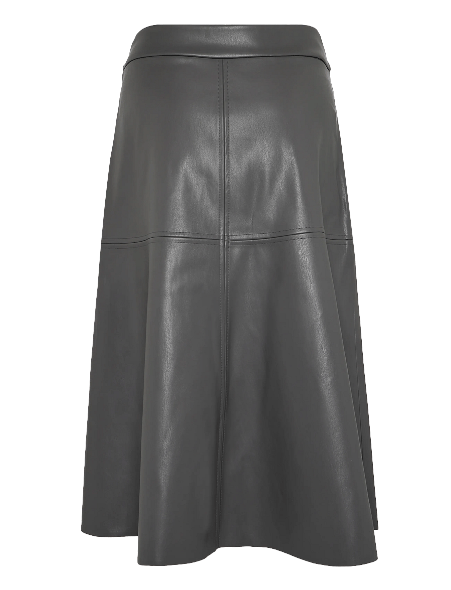 Bruuns Bazaar - VeganiBBImma skirt - midi kjolar - dark grey - 2