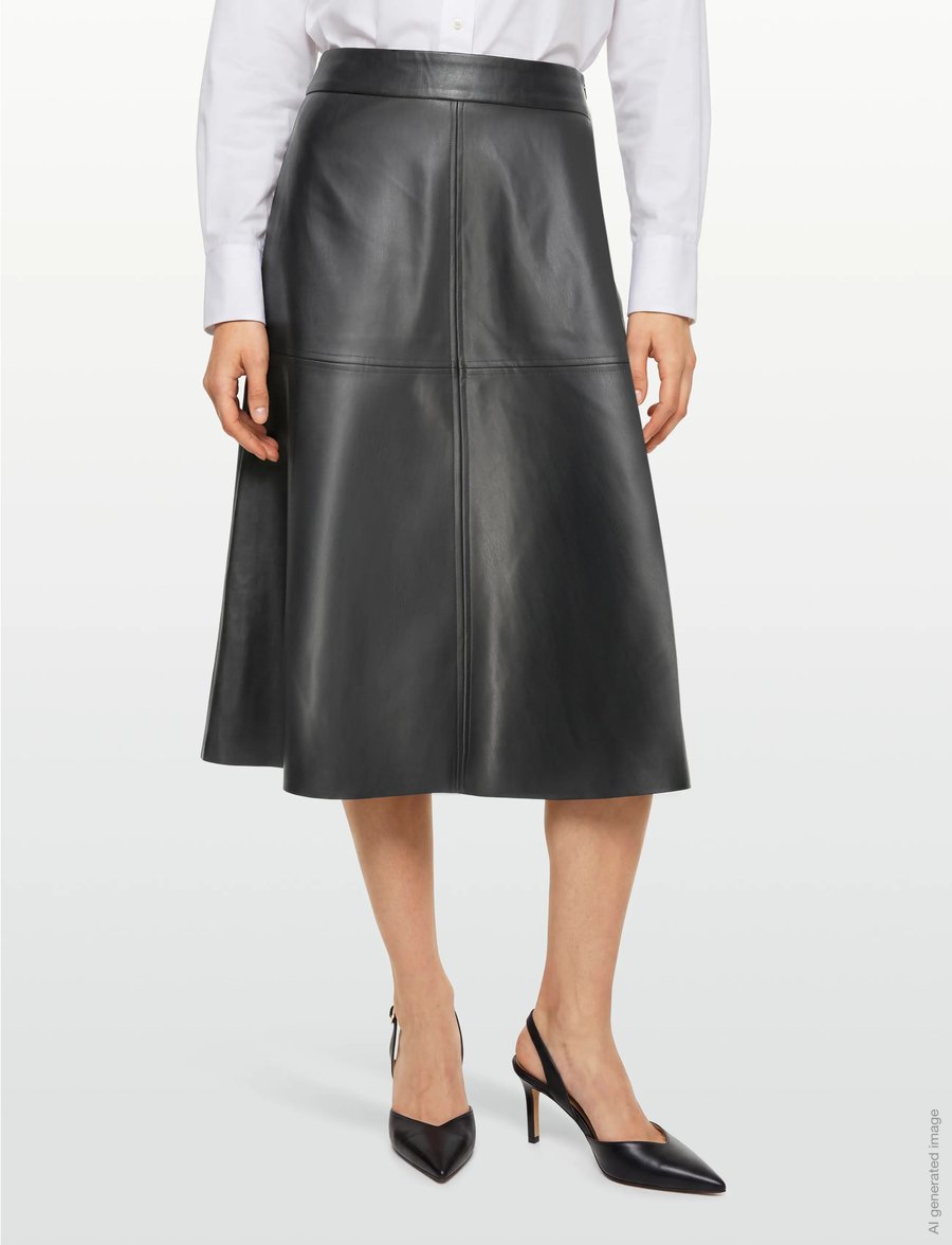 Bruuns Bazaar - VeganiBBImma skirt - midiseelikud - sky captain - 3